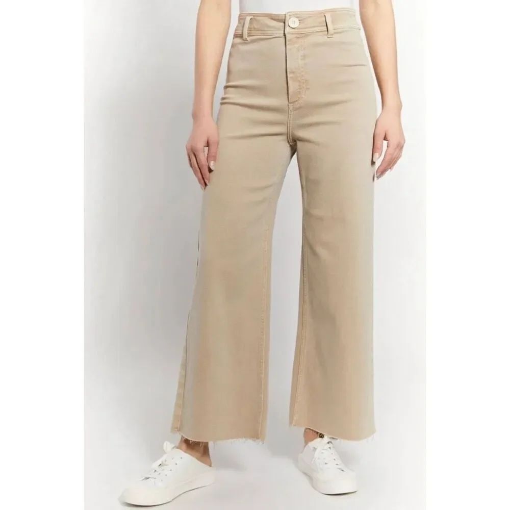 ✨Oat NY High Rise Wide Leg Raw Hem Sz 8/29 Jeans✨